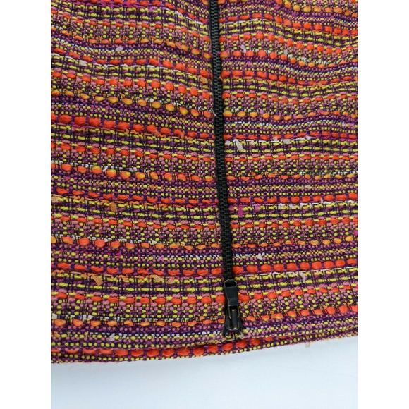 Rachel Rachel Roy Womens Sleeveless Crew Neck Sheath Woven Dress Orange Sz 6 - Picture 4 of 10